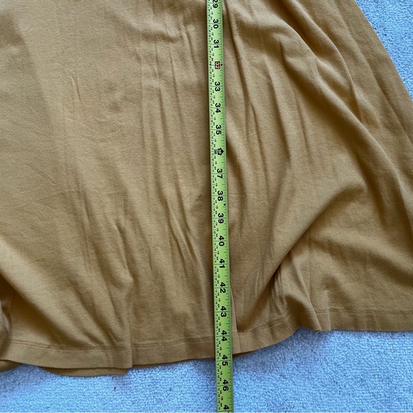 ROSETTA GETTY YELLOW MIDI/MAXI DRESS SIZE SMALL MINIMALIST CONTEMPORARY TRENDY - Picture 8 of 9